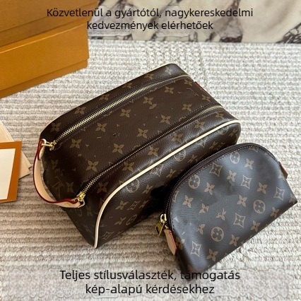 Nagy kapacitású PU vízálló kozmetikai és toalett-táska utazásokhoz nőknek