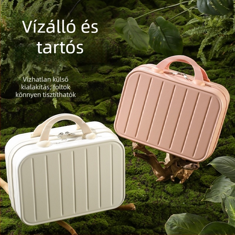 Sminkes doboz ABS+PC | Vízálló, Könnyű, Zipzárral záródó, Súly 0.79 kg, Otthoni tároláshoz