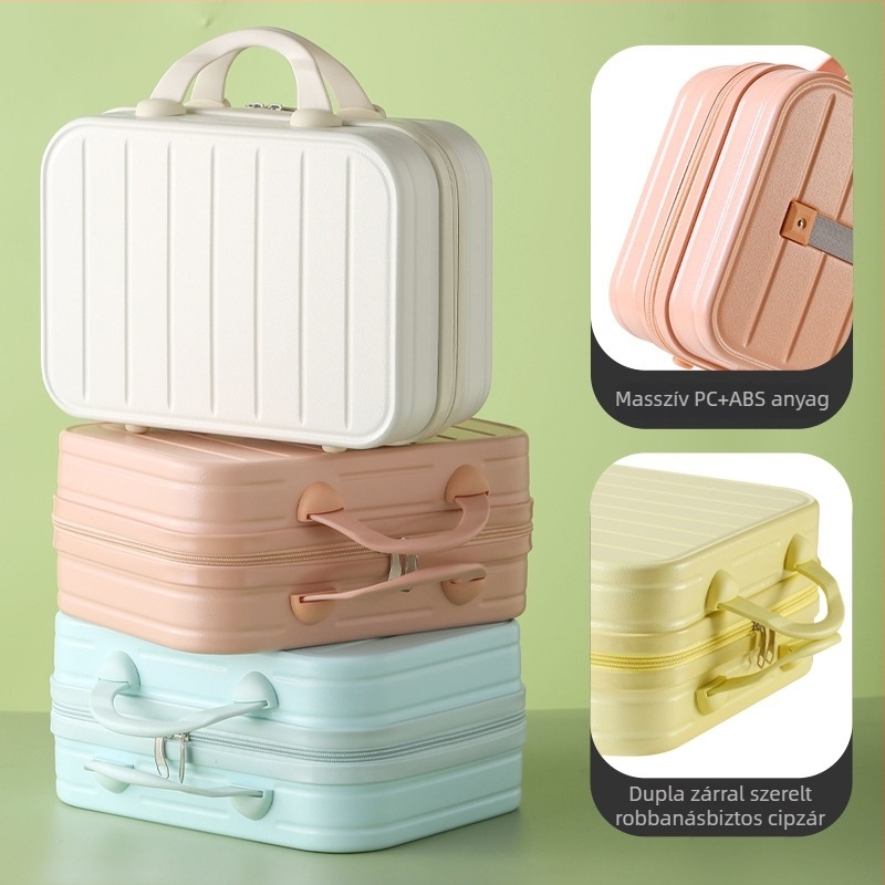 Sminkes doboz ABS+PC | Vízálló, Könnyű, Zipzárral záródó, Súly 0.79 kg, Otthoni tároláshoz