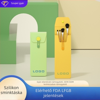 Szilikon kozmetikai táska – vízálló, kopásálló, hordozható a smink eszközeinek tárolására