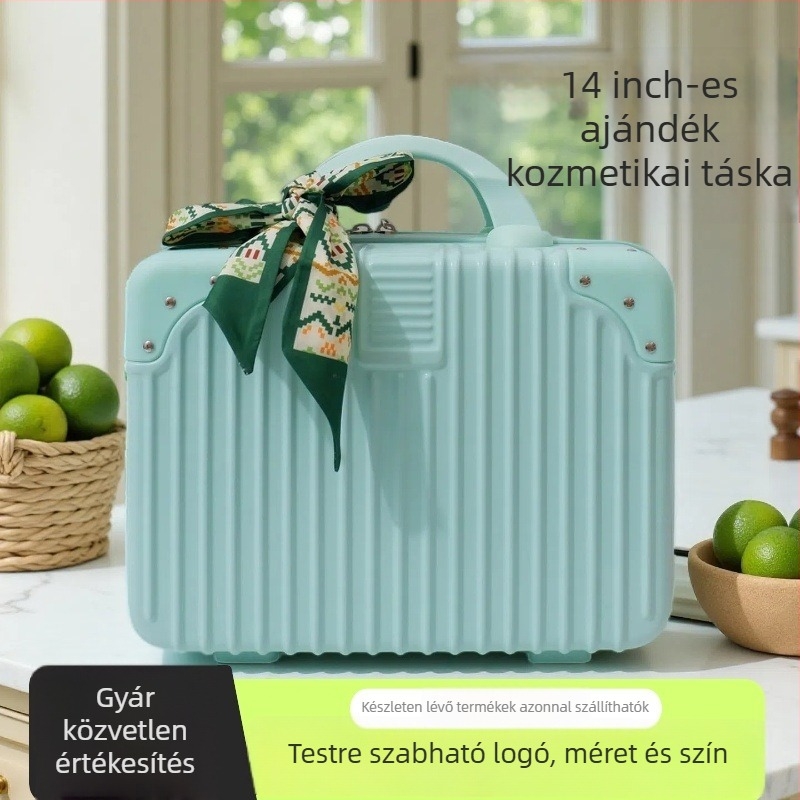 Persimon utazási kozmetikai táska – ABS, 780 g, vízálló, száraz–nedves elválasztás, kézipoggyász kompatibilis