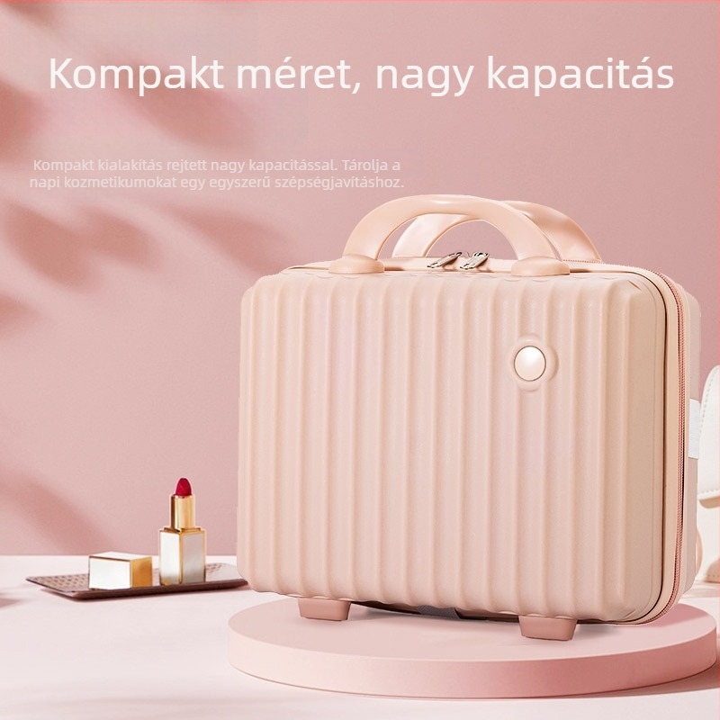 PC anyagú kozmetikai táska, cipzáras nyitás, könnyű 0.67 kg, uniszex, otthoni tároláshoz