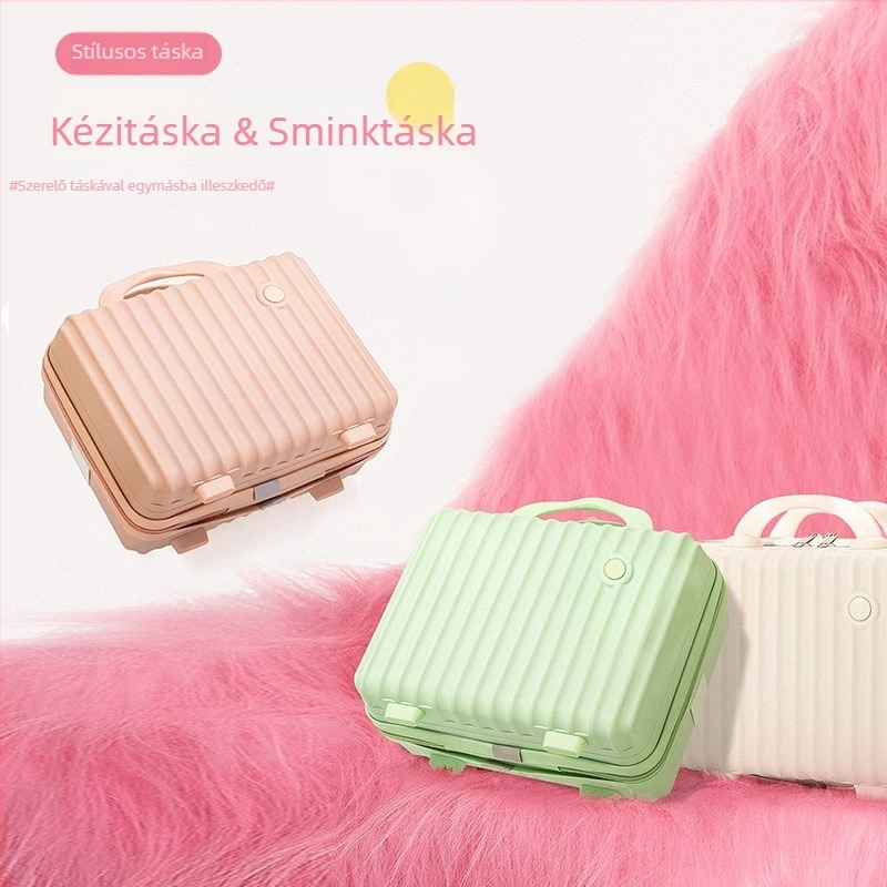PC anyagú kozmetikai táska, cipzáras nyitás, könnyű 0.67 kg, uniszex, otthoni tároláshoz