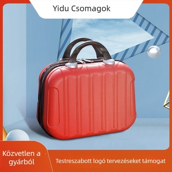 Utazási kozmetikai táska kerekekkel, PP anyag, cipzáras nyitás, vízálló