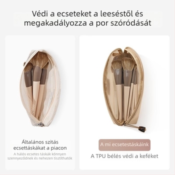 Sminkecset táska – friss és édes stílus; Anyag: poliészter; Belső: poliészter; Mintázat: egyszínű; Funkció: ultra könnyű