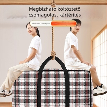 Kötött táska költözéshez és tároláshoz — kocka alakú, japán stílusú, alkalmas költöztetésre, tárolásra és csomagolásra