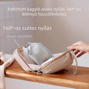 Fehérneműtároló táska, hengeres alak, 600D Oxford anyag, szervezésre, japán stílus