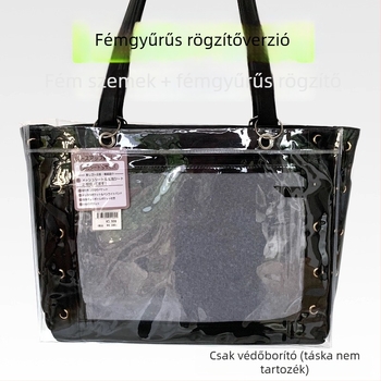 Átlátszó PVC kocka alakú tárolótáska, többfunkciós, modell 00901