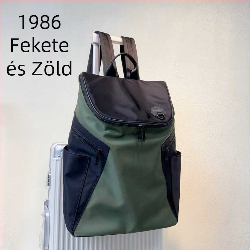 Nylon hátizsák, kapacitás kevesebb mint 20 L, 13 hüvelykes laptophoz kompatibilis, vízálló, légpárnás vállpánt