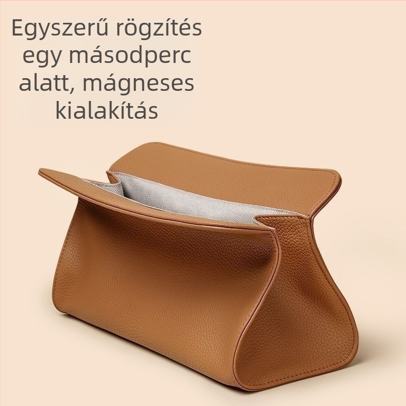 Mini ventilátor tároló táska, utazási tároló táska, PU anyag, ultrakönnyű, 20 L alatti kapacitás, városi minimalist stílus