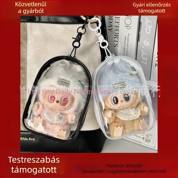 PVC vastagított védőburkolat 15 cm-es plüssbaba számára – ülő sorozat