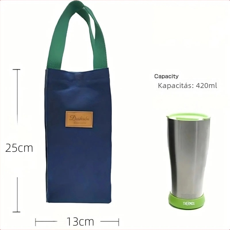 Hordozható vászon táska, kocka alakú, többfunkciós, utazási tároló, modern minimalist stílus