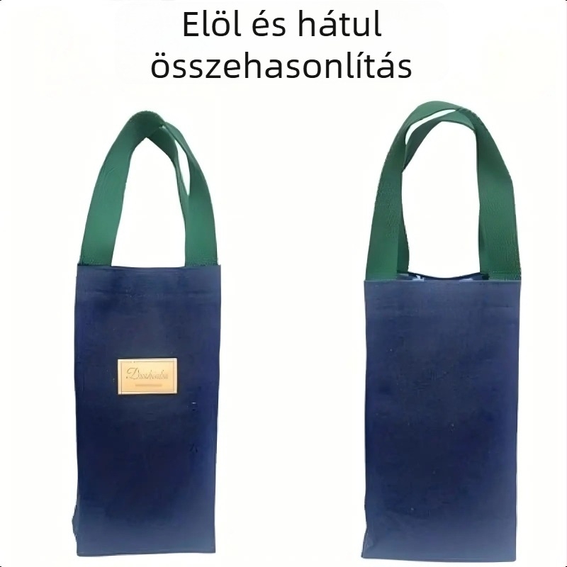 Hordozható vászon táska, kocka alakú, többfunkciós, utazási tároló, modern minimalist stílus