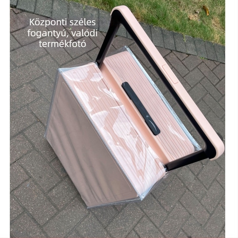Utazáshoz szánt bőrönd védőburkolat, PVC anyag, antibakteriális és kopásálló, 20-35 L kapacitás