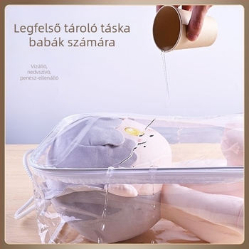 PVC-kocka alakú crossbody tároló táska, átlátszó, multifunkcionális utazáshoz és sminktároláshoz