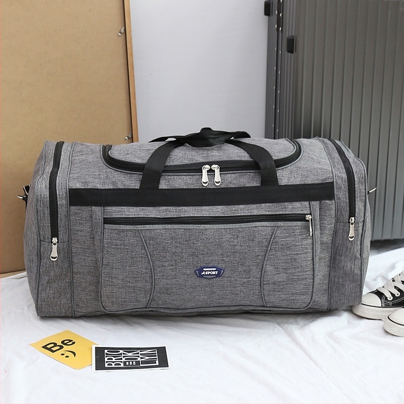 Utazó duffel táska – kapacitás 56–75 L, Oxford anyag, kopásálló, belső rész szintetikus bőrből, uniszex