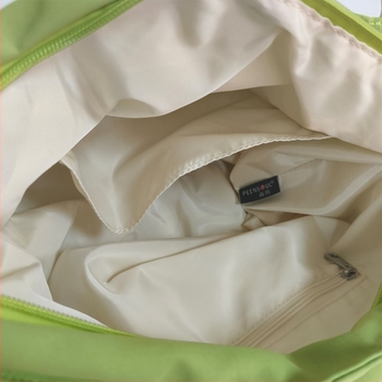 Textil Tote táska, koreai utcai stílus, nagy kapacitás, cipzár, belső telefontároló zseb