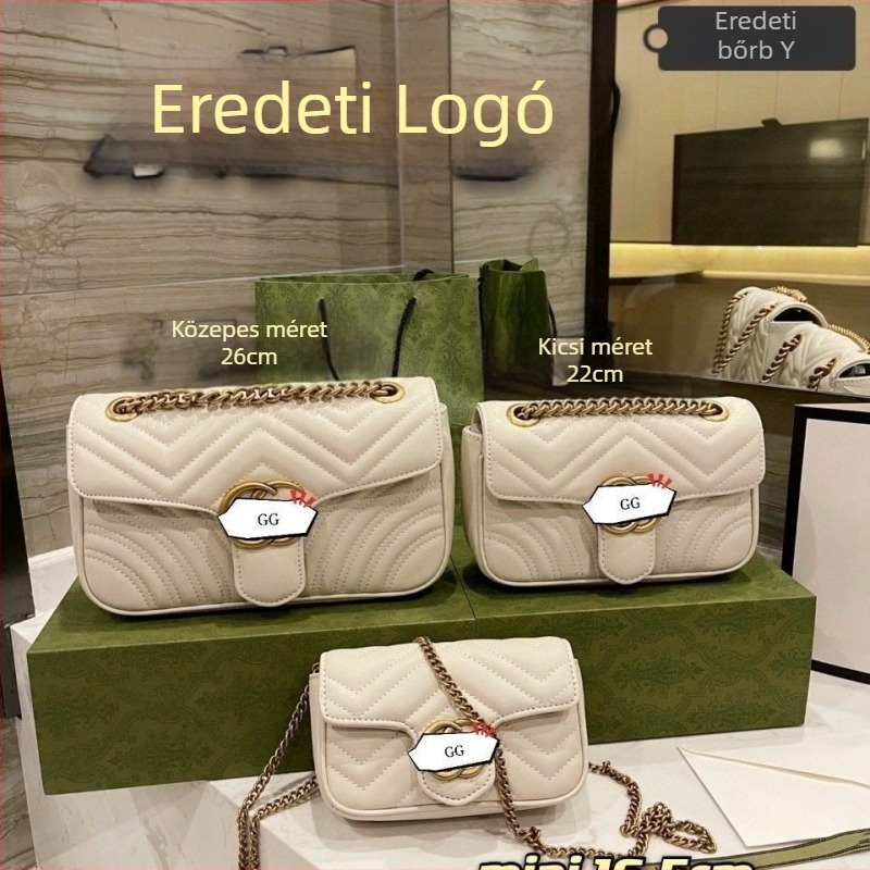 Valódi bőrből készült crossbody női táska, gyémánt mintás steppelt dizájn, utcai divat stílus, bélése canvas, fedeles zárás