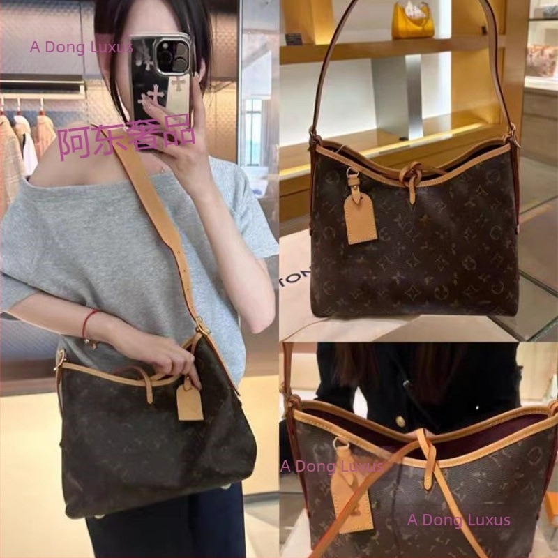 Kiváló minőségű klasszikus monogram tote táska, kis méretű, belső betétzsebbel, váll- vagy crossbody pánttal, pillangó dizájnnal