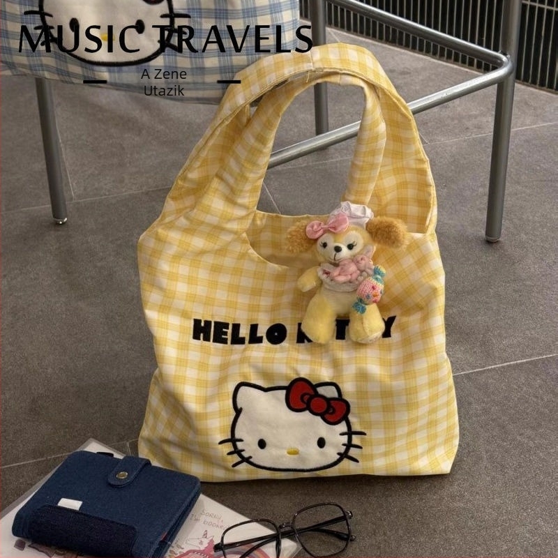 Kedves vászon táska kézitáska és crossbody, nyár, nagy kapacitás