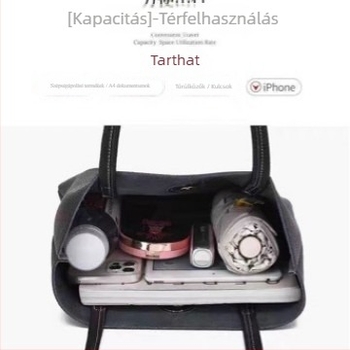 Uniszex valódi bőrből készült táska, cipzáras záródás, tehenbőr bélés, mindennapi használatra