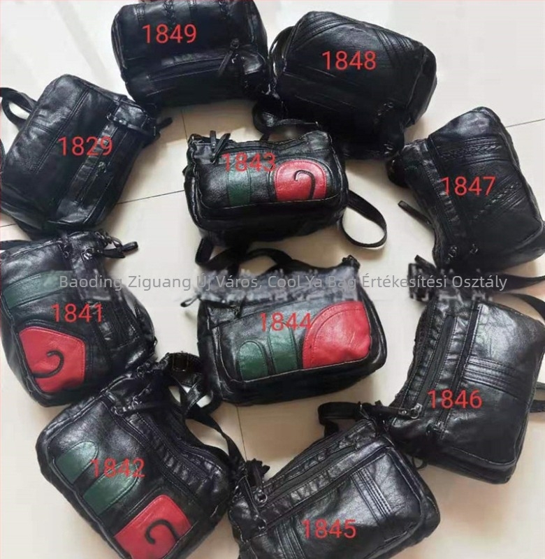 Dumpling-stílusú PU válltáska, utcai trend, rejtett cipzáros zseb