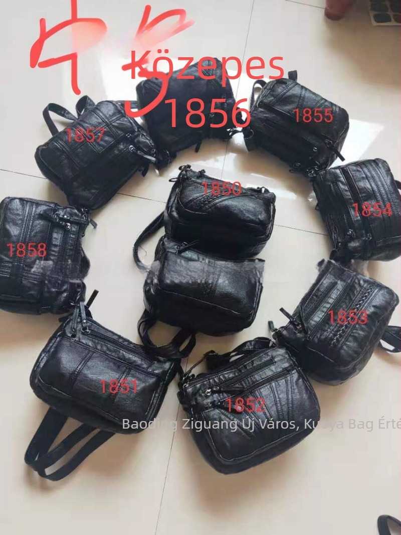 Dumpling-stílusú PU válltáska, utcai trend, rejtett cipzáros zseb