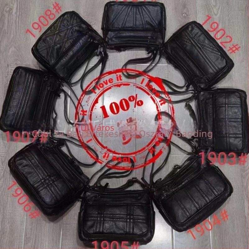 Dumpling-stílusú PU válltáska, utcai trend, rejtett cipzáros zseb