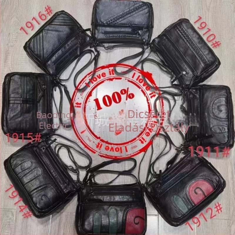 Dumpling-stílusú PU válltáska, utcai trend, rejtett cipzáros zseb