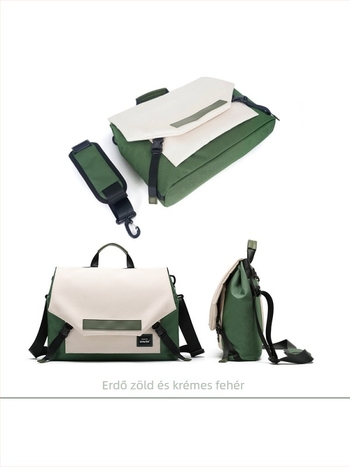 Koreai stílusú diáktáska Oxford anyagból, vízálló, nagy kapacitású, laptopzsebbel, keresztpántos