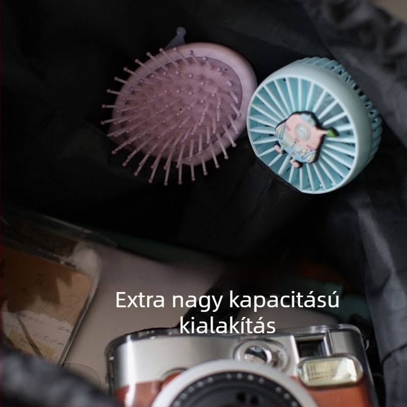 Oxford vászon Tote táska húzózáras, nylon bélés, egy vállpánt, szabadidős utazásokhoz