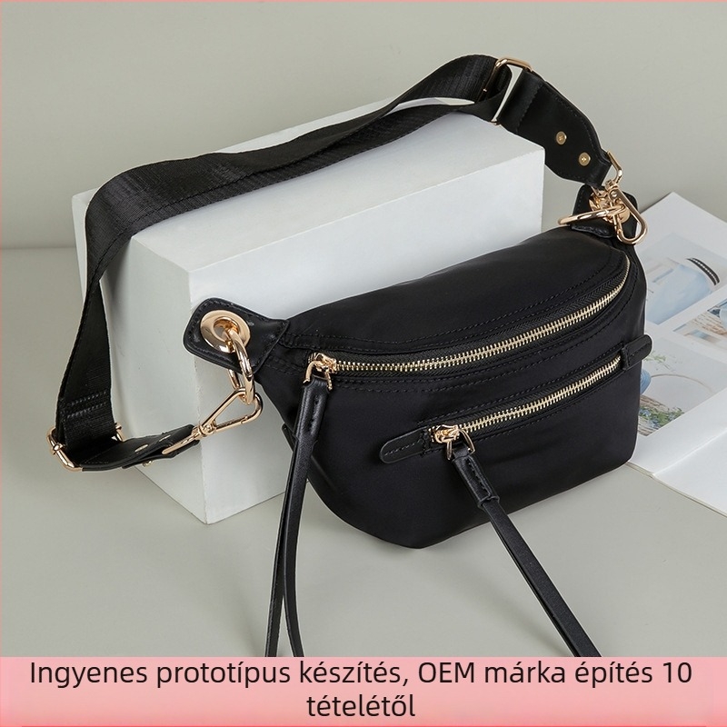 MAKI BAG Mellkas- és kereszthead táska – Oxford anyag, utcai stílus, cipzáras nyitás, belső cipzáras zseb, telefon- és személyi igazolvány zseb