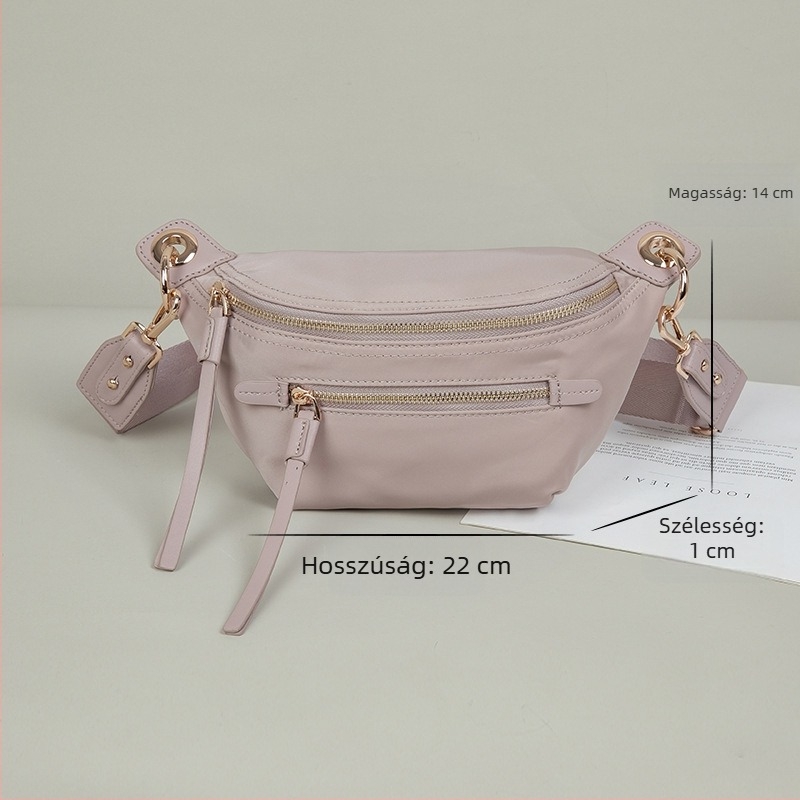 MAKI BAG Mellkas- és kereszthead táska – Oxford anyag, utcai stílus, cipzáras nyitás, belső cipzáras zseb, telefon- és személyi igazolvány zseb