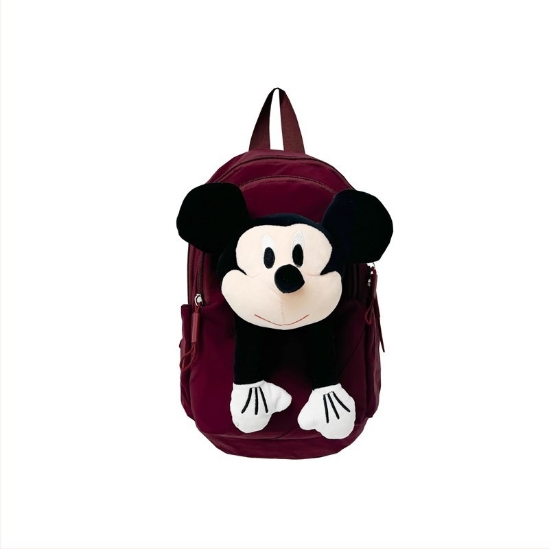 Női Mickey Mouse karikatúra vállon átívelő táska, crossbody, sokoldalú, nagy kapacitású utazásokhoz