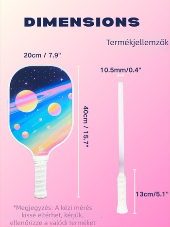 Tu Bao üvegszálas pickleball ütő készlet, tömeg 235±8 g