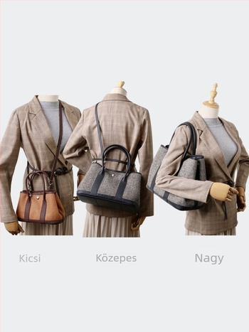 MISS SUMMER valódi bőrből készült női bucket bag, első réteg marhabőrből, fedél, mágneses zárás