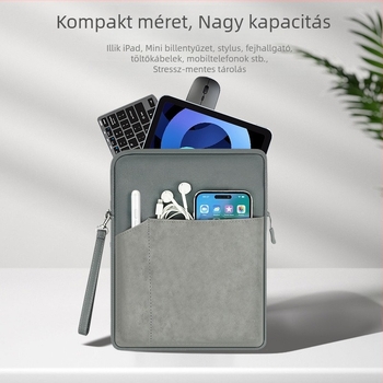 Tabletta- és laptophüvely táska | Nylon, vízálló, kopásálló, lopás elleni védelem, szintetikus bőr belső bélés