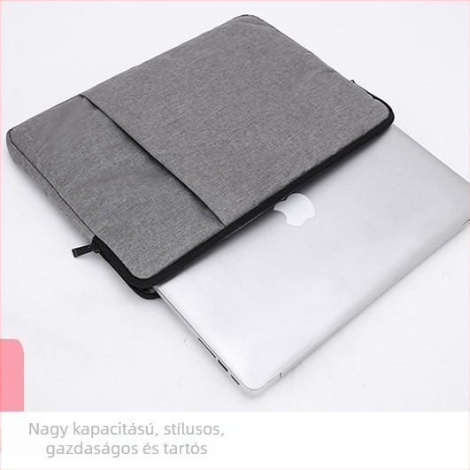 MacBook notesz tok cipzárral, poliészter bélés, belső számítógép zseb, kopásálló