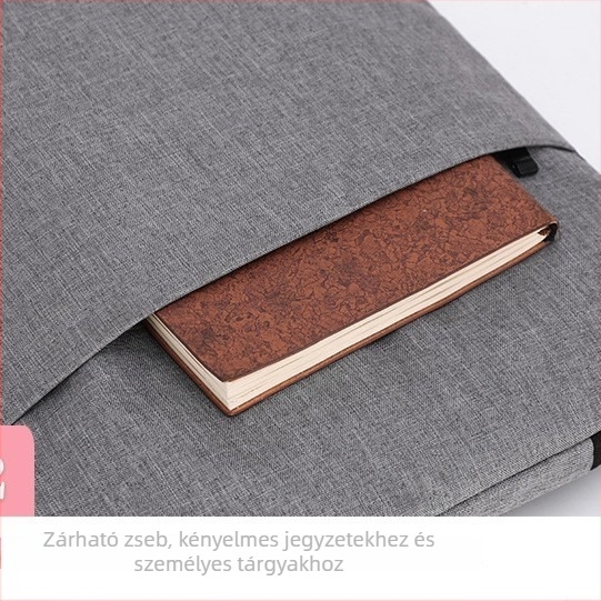 MacBook notesz tok cipzárral, poliészter bélés, belső számítógép zseb, kopásálló