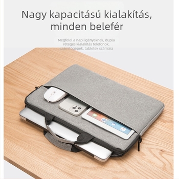Ultra vékony laptop táska Oxford anyagból, poliészter bélés, vállon hordható