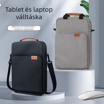 Válltáska laptophoz – letisztult és divatos, vállpánttal és fogantyúval, 14 hüvelykes laptophoz és tabletához