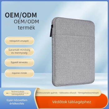 Új védőtok e‑könyv és tablet számára, rekesz digitális tároláshoz és rekesz töltéshez, divatos, belső bélés