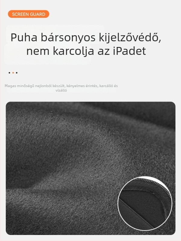 XFJI Tablet Táska Kemény Héjjal, Oxford Anyag, Antiszeizmikus Védelem, Bővíthető Kapacitás, Flanel Bélés