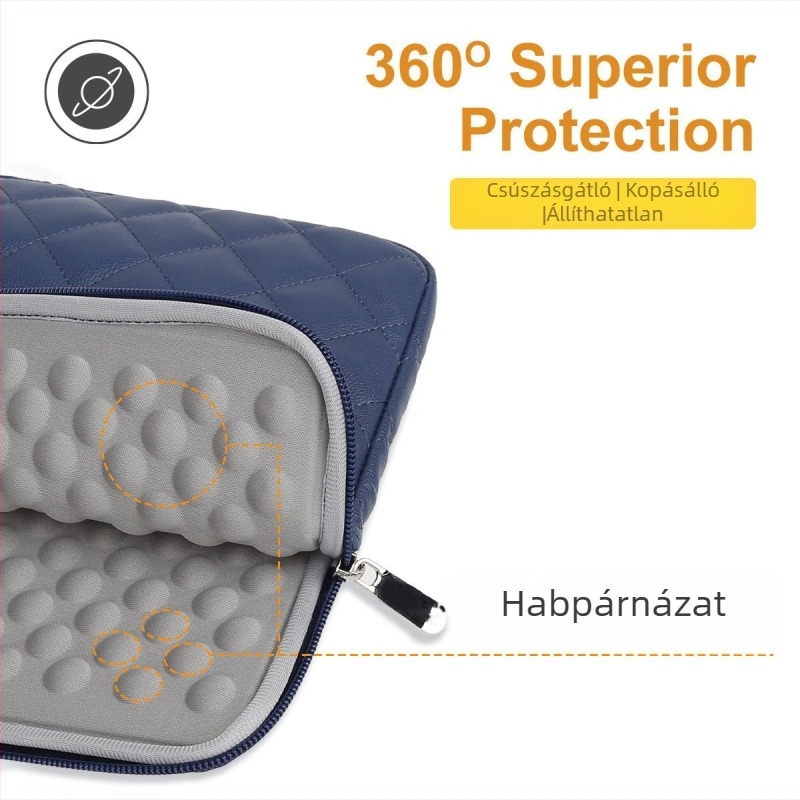 Laptop- és tabletatáska vízálló, antibakteriális, kopásálló, Oxford anyagból, uniszex
