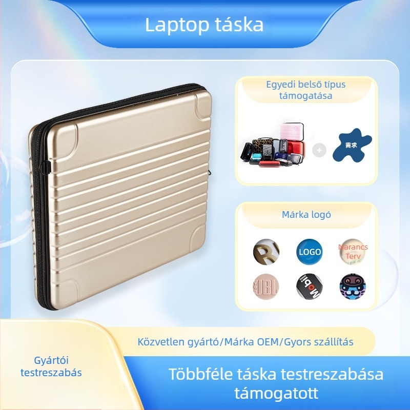 Keményhéjú tablet-táska, egyedi gyártású, vízálló és ütésálló, ABS+PC, 2023 nyár, uniszex