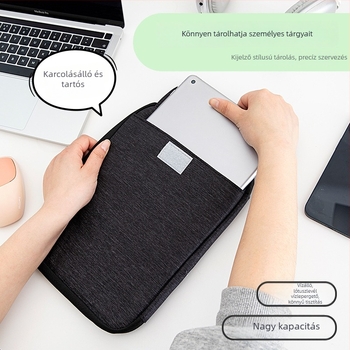 Vízálló Oxford anyagú tároló táska kábelekhez, power bankhoz és tablethez (Poliészter bélés • Uniszex • Városi minimalist stílus)