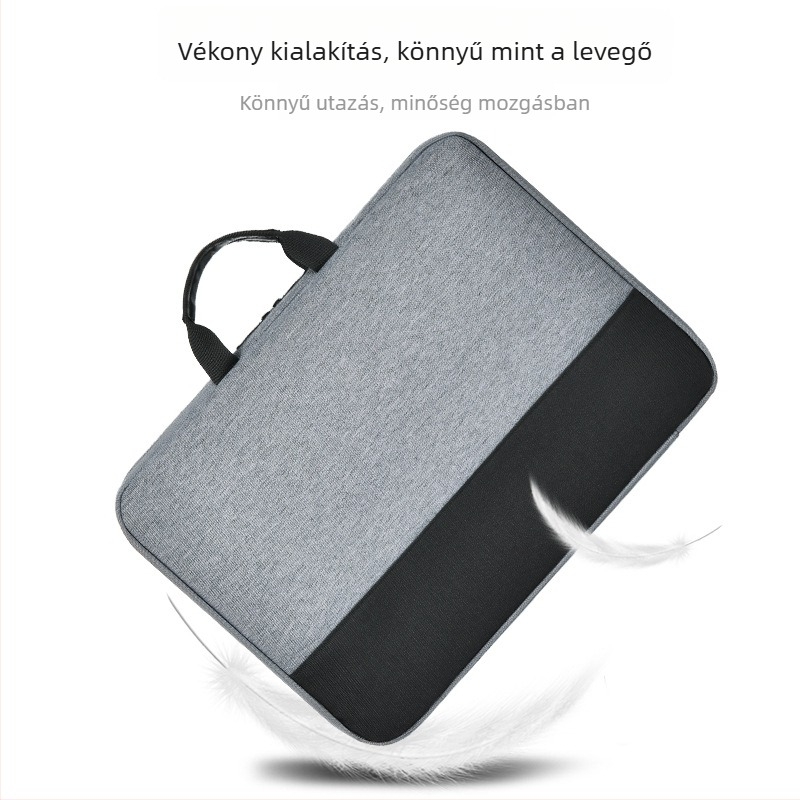 Oxford anyagú laptop- és tabletatáska, vízálló, ultra könnyű, kopásálló, bővíthető, városi egyszerű stílus