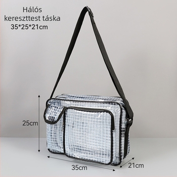 Bridge A35 laptop táska, üzleti crossbody stílusban, anyag: műanyag, cipzárral nyitás, belső zipzáros zseb, vízálló és kopásálló