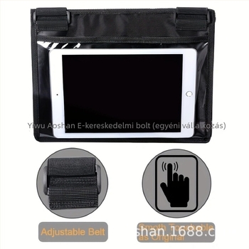 Oshine vízálló tabletatáska, 300D Oxford anyag, átlátszó ablakkal, száraz-nedves elválasztás, városi minimalist stílus, uniszex
