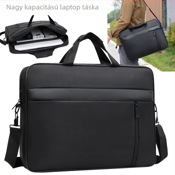 Vállon átívelő laptop- és tabletatáska ütésálló védelemmel, Oxford anyagból, iroda és utazásokhoz